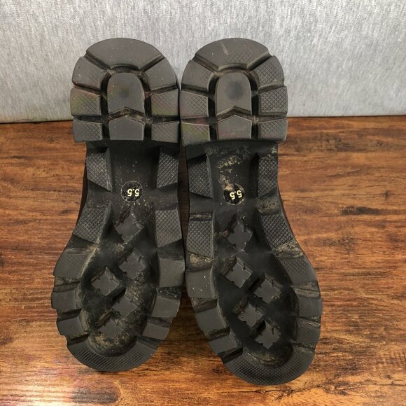 Steve Madden Women's Size 5.5 AMULET Fashion Boot Black Chucky Heel Jewels - Picture 9 of 9